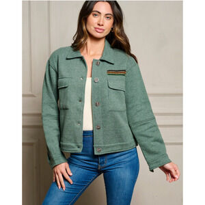 Mystree Button-Up Jacket w/Pockets (Large)